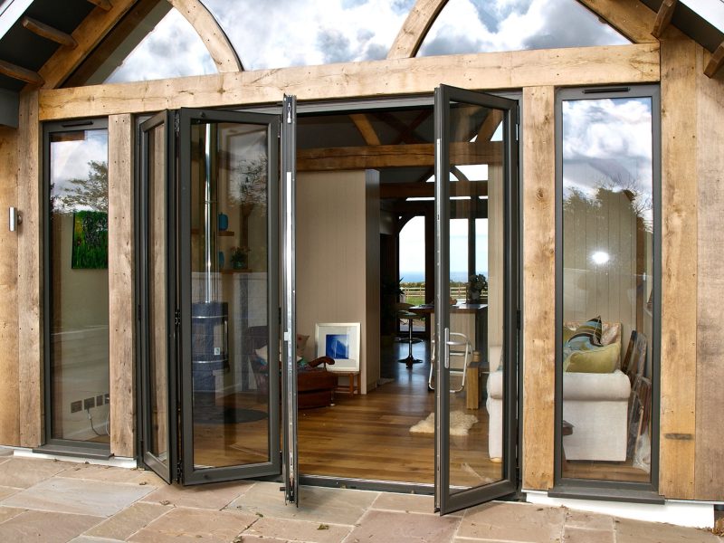 aluminium bifold door