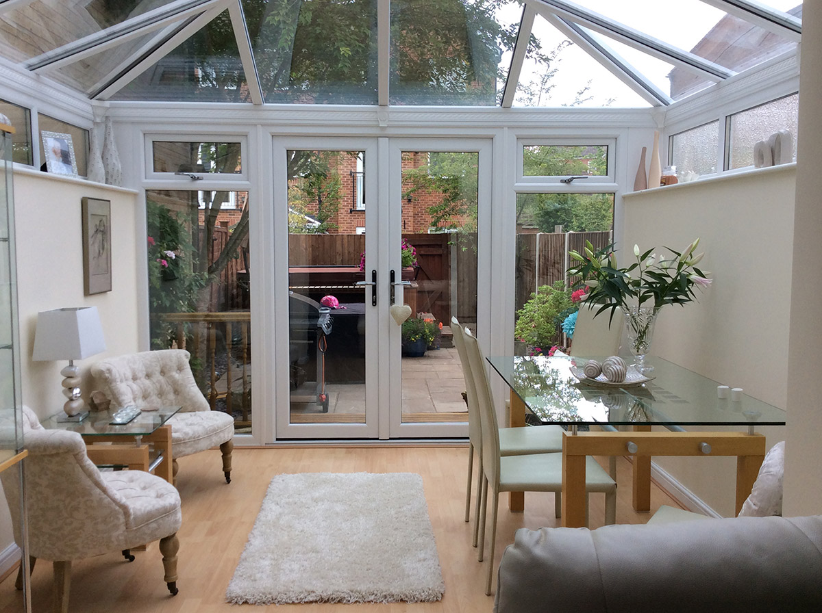 glass conservatory roofs Drakes Broughton