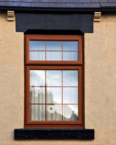 uPVC Casement windows Kidderminster with woodgrain foil
